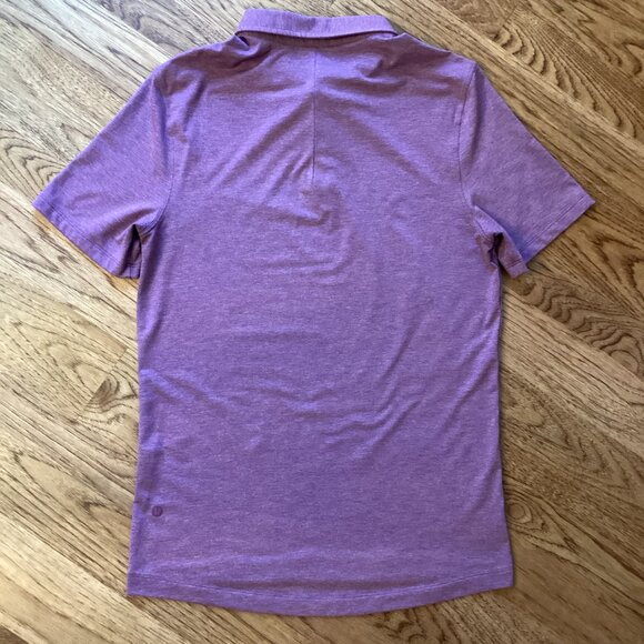 NEW! Lululemon Soft Jersey Performance Short Sleeve Evolution Polo Shirt SMALL - Picture 3 of 3